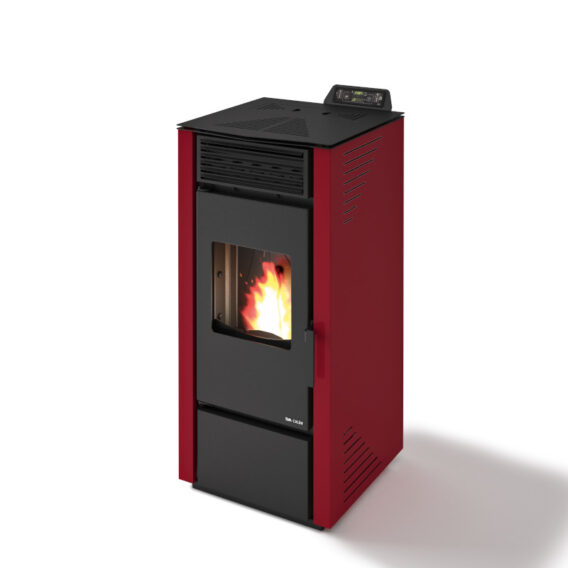 Paola_evacalor_pellet_kamin_13kW_punane